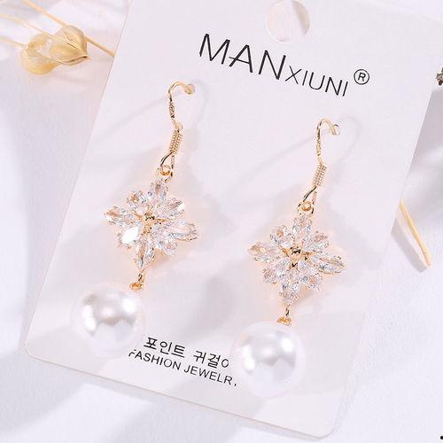 网红珍珠耳坠,网红爆款，时尚潮流新宠